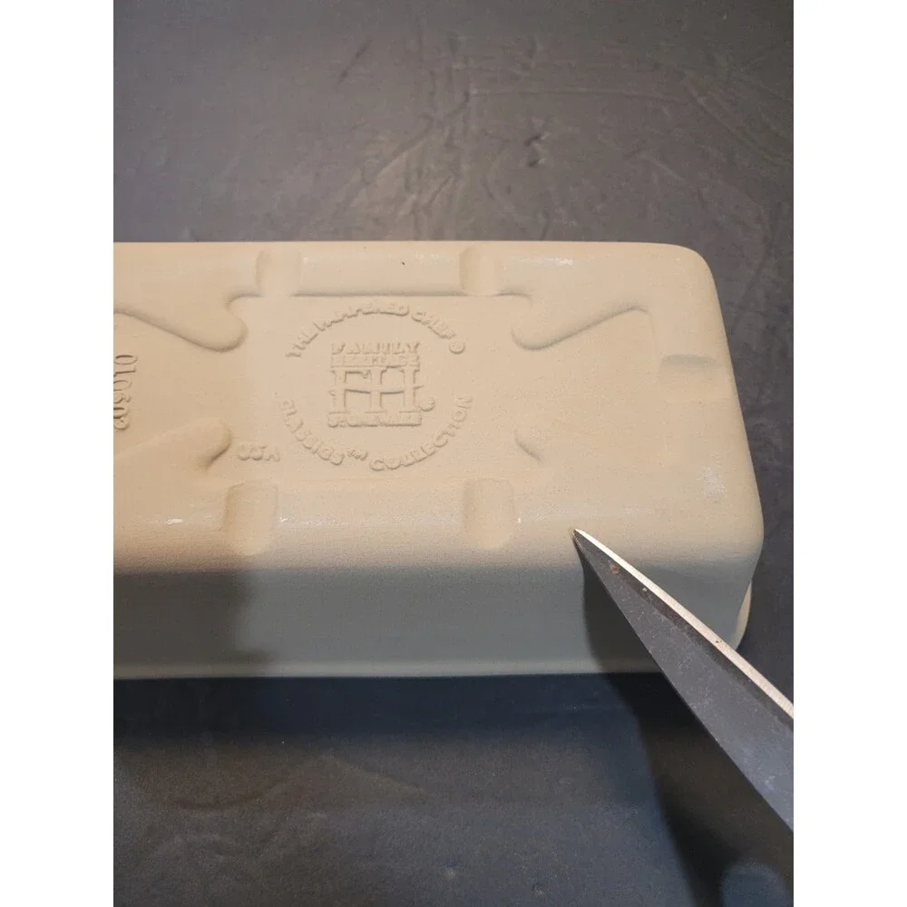 Pampered Chef Family Heritage Stoneware Loaf Pan 9x5 Unglazed #930 Vintage
